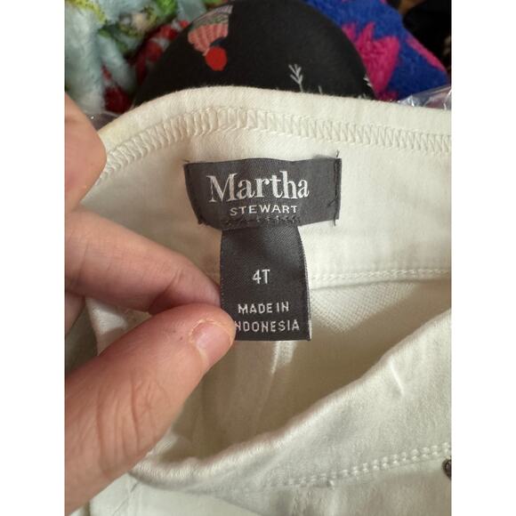 Martha Stewart‎ Women's Jeans Size 4 TallWhite Knit Denim Ankle  NWOT - Picture 15 of 15